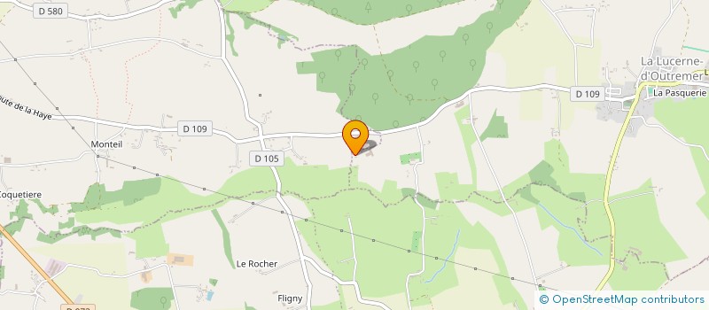 localisation de l'entreprise MONSIEUR JEAN-YVES PLANTE  LA LUCERNE-D'OUTREMER