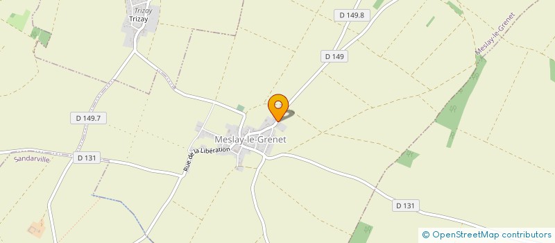 localisation de l'entreprise MONSIEUR JEAN-YVES POIROT  MESLAY-LE-GRENET