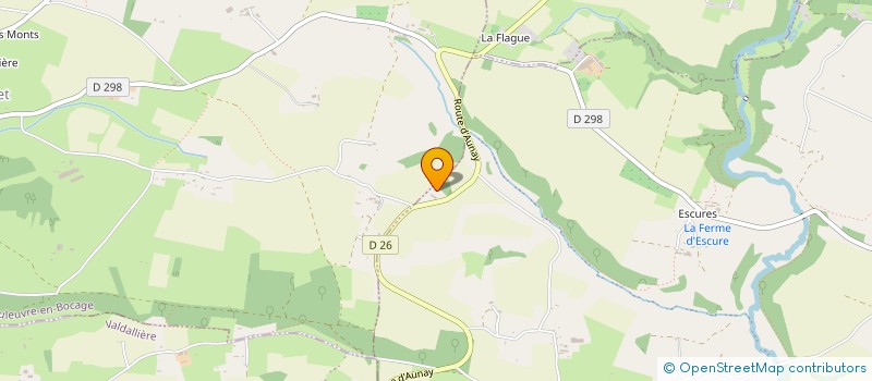 localisation de l'entreprise MONSIEUR JEAN-YVES POLY  LES MONTS D'AUNAY