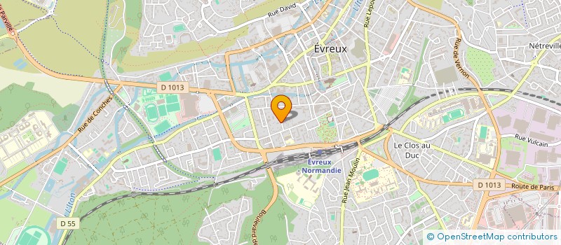 localisation de l'entreprise MONSIEUR JEAN-YVES PONCET  EVREUX