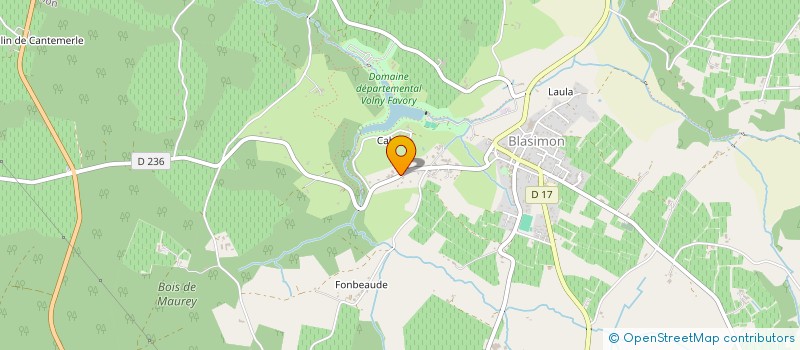 localisation de l'entreprise MONSIEUR JEAN-YVES POUJON  SAINT-MARTIN-DE-LERM