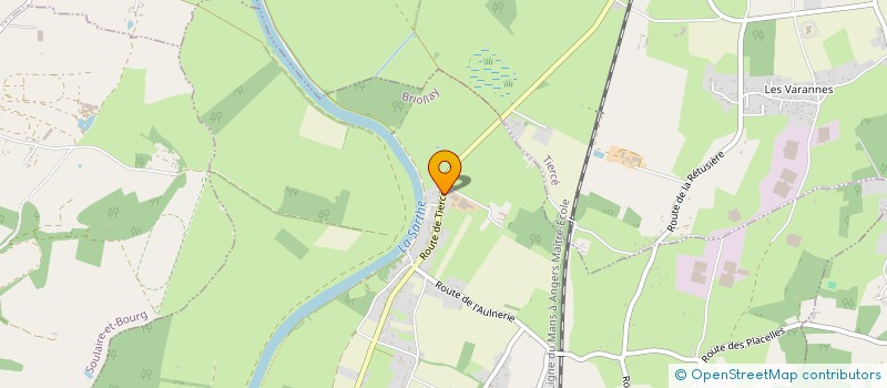 localisation de l'entreprise MONSIEUR JEAN-YVES POULARD  BRIOLLAY