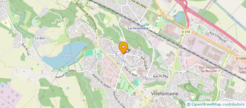 localisation de l'entreprise MONSIEUR JEAN-YVES POULET  VILLEFONTAINE