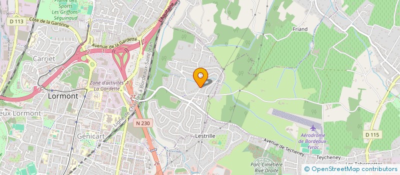 localisation de l'entreprise MONSIEUR JEAN-YVES PRIGENT  LORMONT