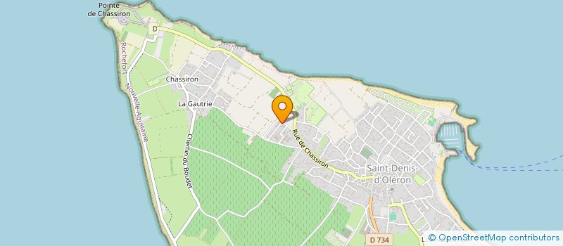 localisation de l'entreprise MONSIEUR JEAN-YVES PRUD'HOMME  SAINT-PIERRE-D'OLERON