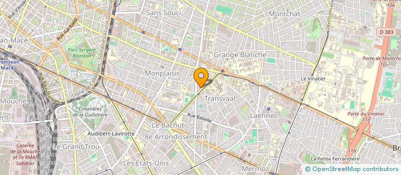 localisation de l'entreprise MONSIEUR JEAN YVES RAZUREL  LYON