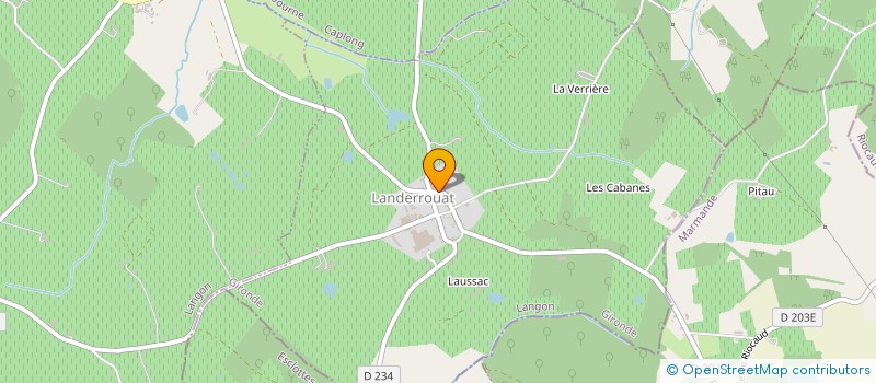 localisation de l'entreprise MONSIEUR JEAN-YVES RIFFAUD  LANDERROUAT