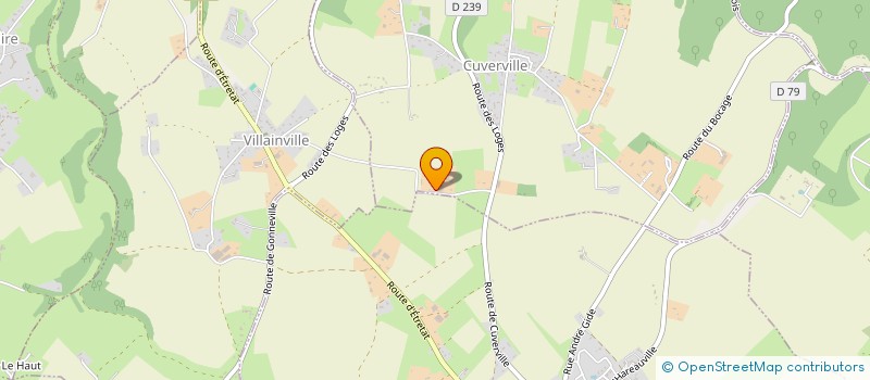 localisation de l'entreprise MONSIEUR JEAN-YVES ROBERT  CUVERVILLE