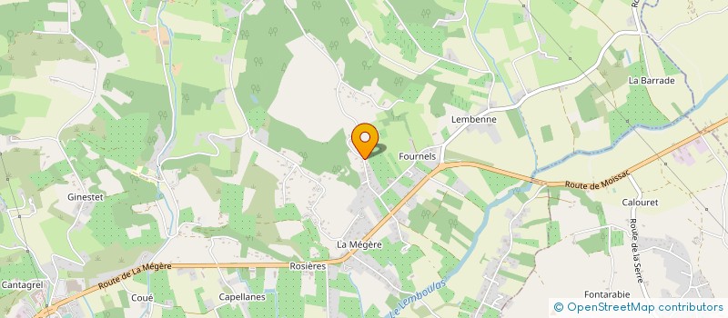 localisation de l'entreprise MONSIEUR JEAN-YVES ROBILLARD à MOISSAC