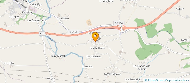 localisation de l'entreprise MONSIEUR JEAN-YVES ROBIN à LOUDEAC