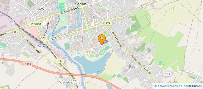 localisation de l'entreprise MONSIEUR JEAN YVES ROUART  SEDAN