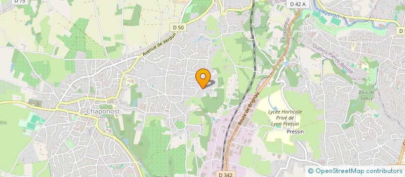 localisation de l'entreprise MONSIEUR JEAN-YVES ROUQUES  CHAPONOST