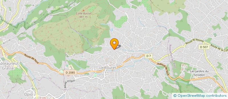 localisation de l'entreprise MONSIEUR JEAN-YVES ROUSERE  LE ROURET