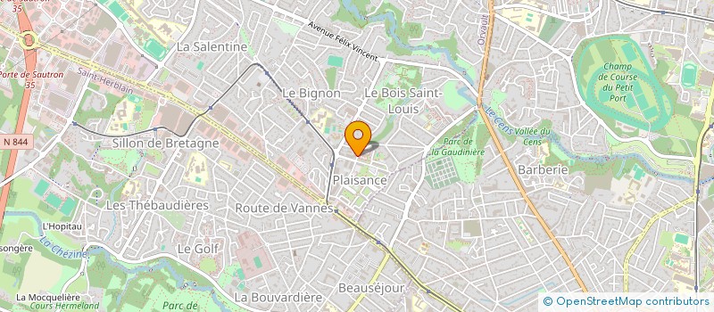 localisation de l'entreprise MONSIEUR JEAN-YVES ROUX à ORVAULT