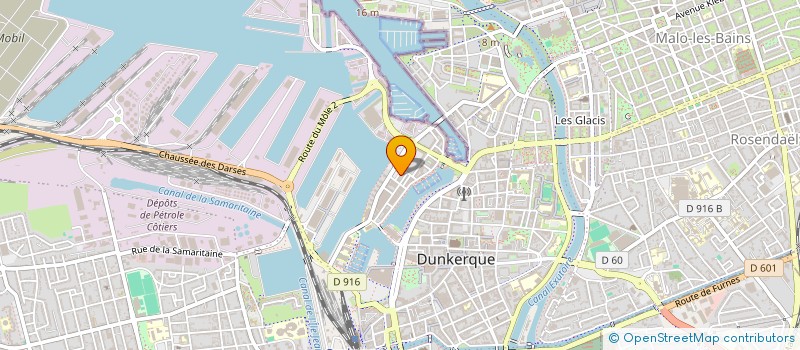 localisation de l'entreprise MONSIEUR JEAN-YVES SAILLER à DUNKERQUE