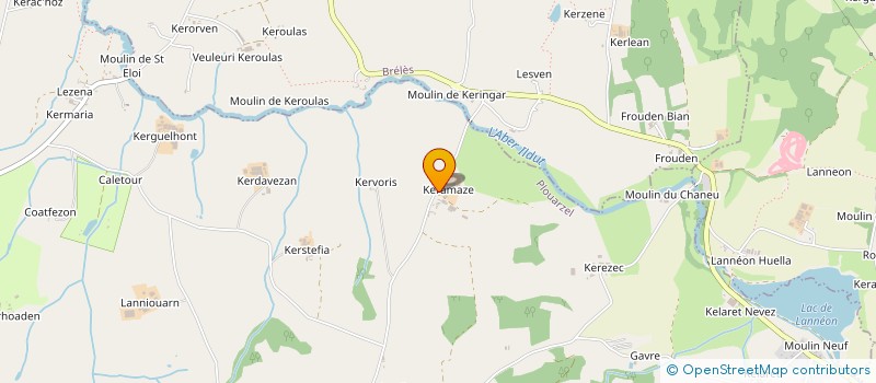 localisation de l'entreprise MONSIEUR JEAN YVES SALAUN  PLOUARZEL