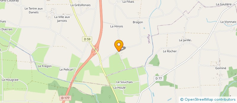 localisation de l'entreprise MONSIEUR JEAN-YVES SIMON  PIPRIAC