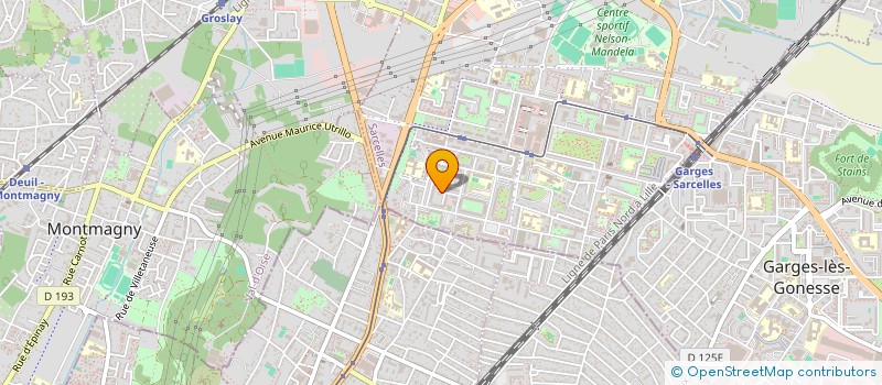 localisation de l'entreprise MONSIEUR JEAN-YVES SITBON  SARCELLES