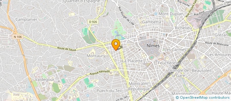 localisation de l'entreprise MONSIEUR JEAN-YVES SNIADY à NIMES