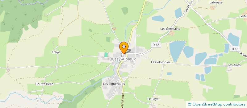 localisation de l'entreprise MONSIEUR JEAN-YVES TARDY à BUSSY-ALBIEUX