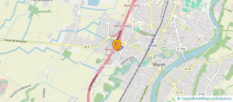 localisation de l'entreprise MONSIEUR JEAN-YVES TESSEREAU  MURET