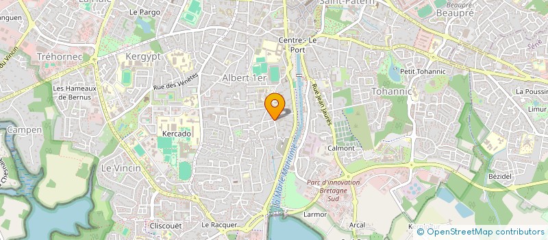 localisation de l'entreprise MONSIEUR JEAN YVES THERENE à VANNES