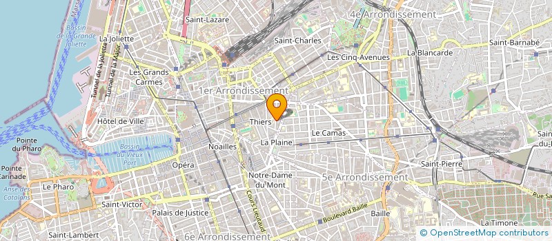 localisation de l'entreprise MONSIEUR JEAN-YVES THEVENOD à MARSEILLE