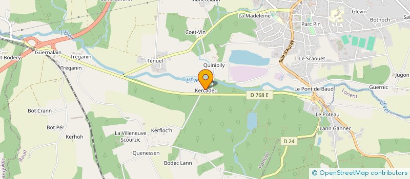 localisation de l'entreprise MONSIEUR JEAN YVES THOMAS  BAUD