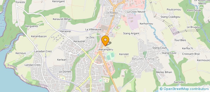 localisation de l'entreprise MONSIEUR JEAN-YVES TICO  CONCARNEAU