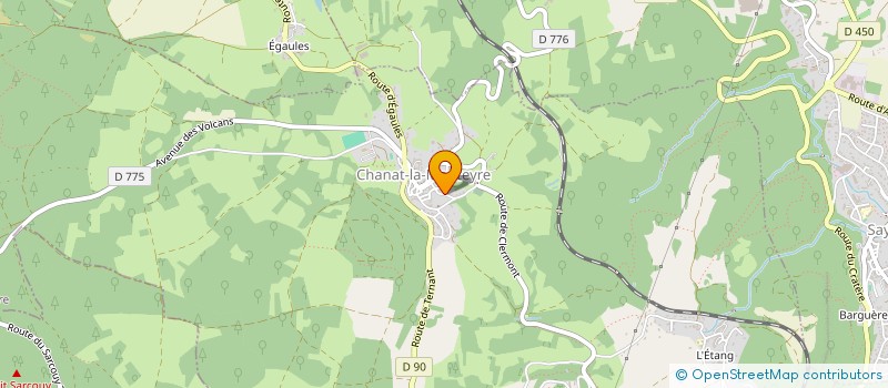 localisation de l'entreprise MONSIEUR JEAN-YVES TOURATIER  CHANAT-LA-MOUTEYRE