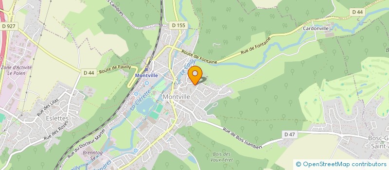 localisation de l'entreprise MONSIEUR JEAN YVES TROISMOULINS  MONTVILLE