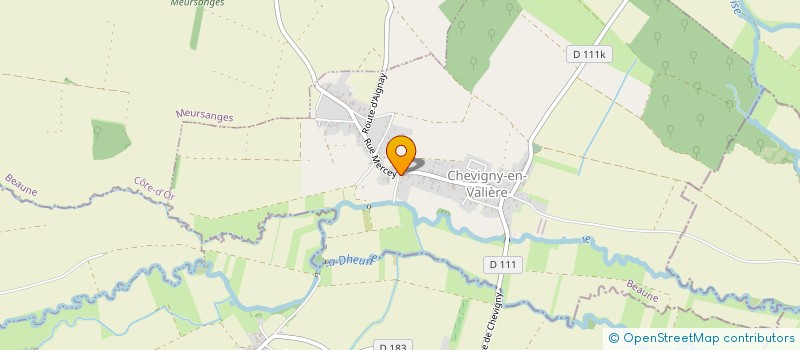 localisation de l'entreprise MONSIEUR JEAN YVES VALLON  CHEVIGNY-EN-VALIERE