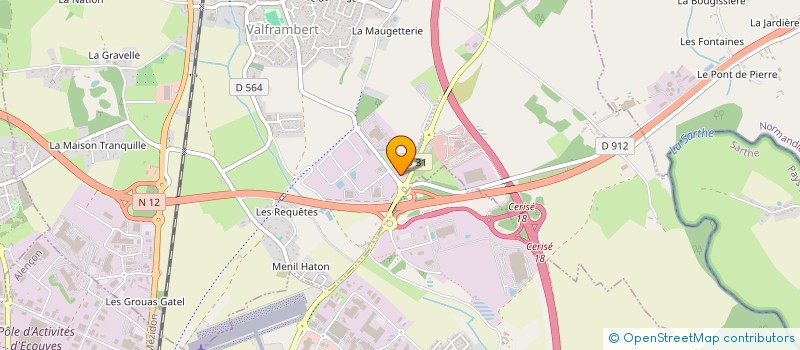 localisation de l'entreprise MONSIEUR JEAN-YVES VALOIS à VALFRAMBERT