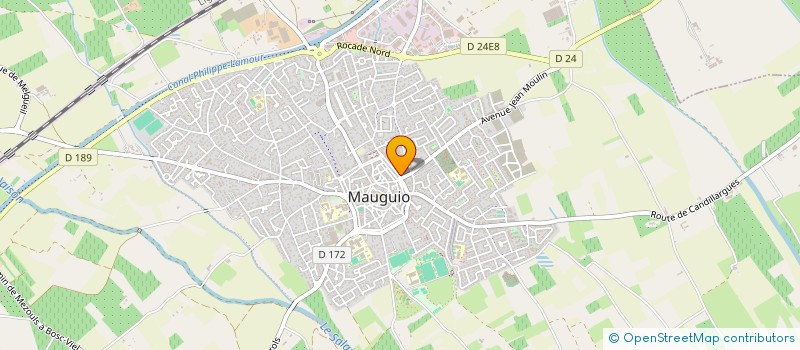 localisation de l'entreprise MONSIEUR JEAN YVES VARAUD  MAUGUIO