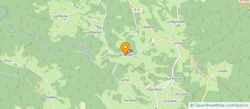 localisation de l'entreprise MONSIEUR JEAN YVES VERILHAC à SAINT-AGREVE