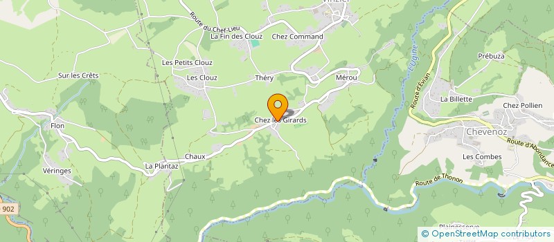 localisation de l'entreprise MONSIEUR JEAN-YVES VESIN à THOLLON-LES-MEMISES