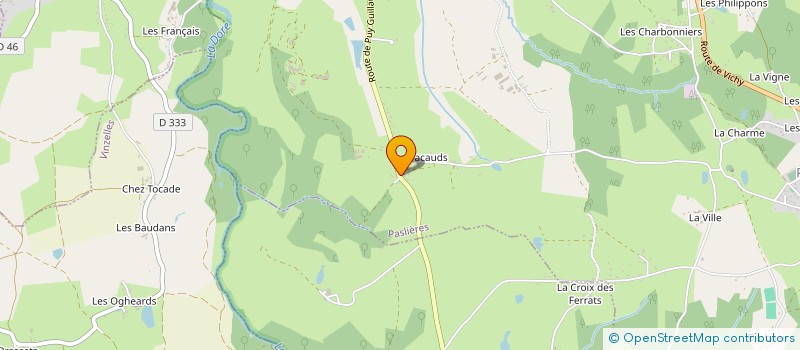 localisation de l'entreprise MONSIEUR JEAN YVES VIGNIER  PASLIERES