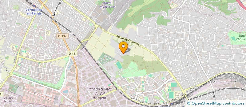 localisation de l'entreprise MONSIEUR JEAN YVES VISSUZANNE  ARGENTEUIL