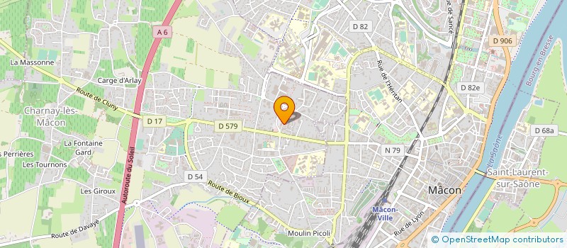 localisation de l'entreprise MONSIEUR JEAN-YVES VITTEAUT  CHARNAY-LES-MACON