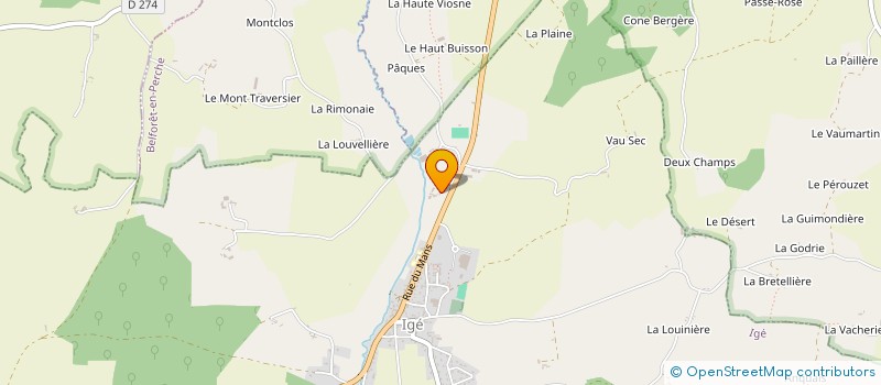 localisation de l'entreprise MONSIEUR JEAN YZEUX à IGE