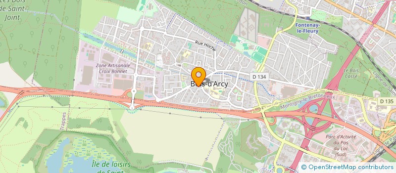 localisation de l'entreprise MONSIEUR JEAN ZACHEE  BOIS-D'ARCY