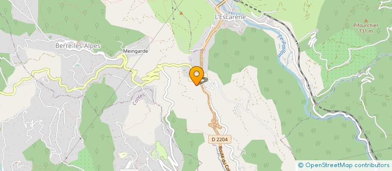 localisation de l'entreprise MONSIEUR JEAN ZAMBELLI à BERRE-LES-ALPES
