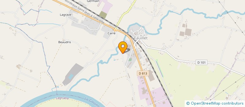 localisation de l'entreprise MONSIEUR JEAN ZANANDREA  FAUGUEROLLES