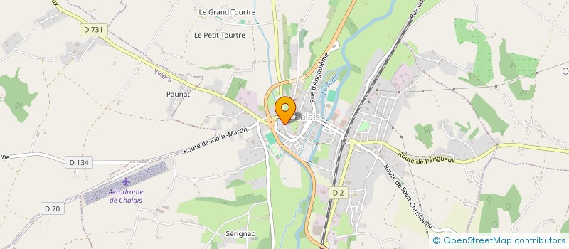 localisation de l'entreprise MONSIEUR JEAN ZANELLY à CHALAIS