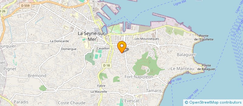 localisation de l'entreprise MONSIEUR JEAN ZANNA à LA SEYNE-SUR-MER