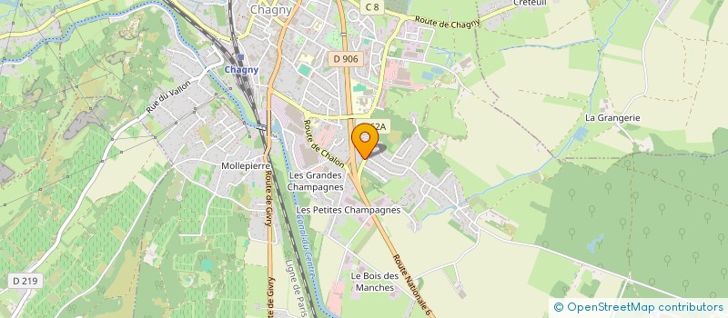 localisation de l'entreprise MONSIEUR JEAN ZANOTTO à CHAGNY