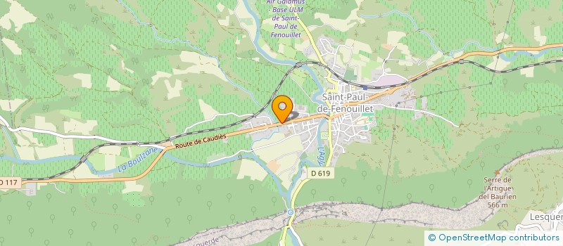 localisation de l'entreprise MONSIEUR JEAN ZANUY  SAINT-PAUL-DE-FENOUILLET