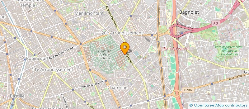 localisation de l'entreprise MONSIEUR JEAN ZEBOULON  PARIS