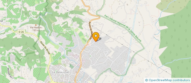 localisation de l'entreprise MONSIEUR JEAN ZERBINI  LE BEAUSSET