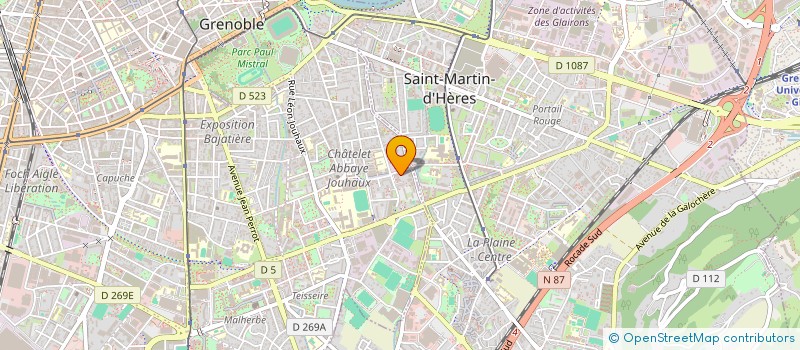 localisation de l'entreprise MONSIEUR JEAN ZIDDA  GRENOBLE